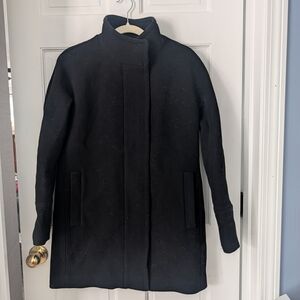 J. Crew Women's Black Trench Coat
